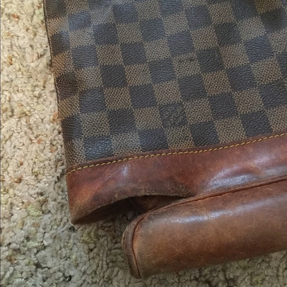 LOUIS VUITTON DAMIER CENTENAIRE VINTAGE BACKPACK LEATHER SHOULDER PURSE BAG Y2K - Picture 13 of 14